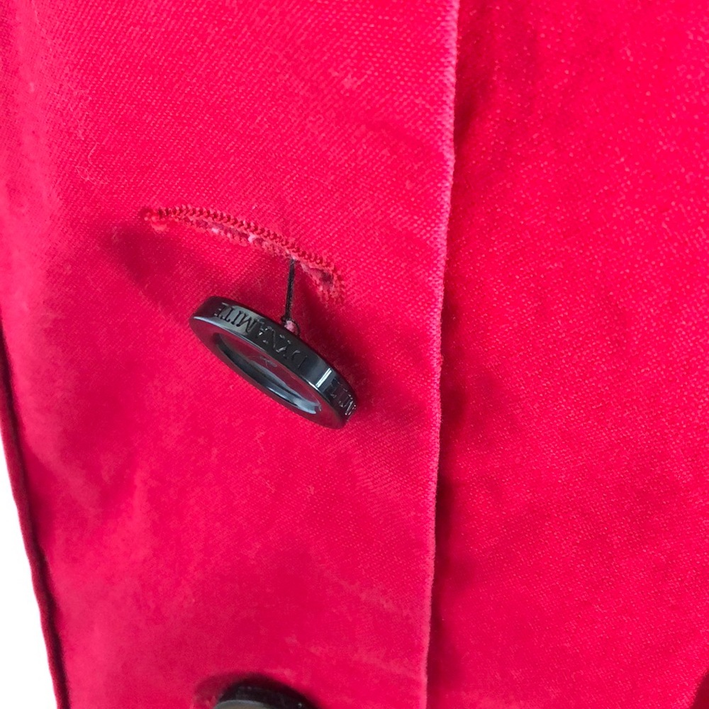 Dynamite Red Button Up Jacket - Picture 5 of 8